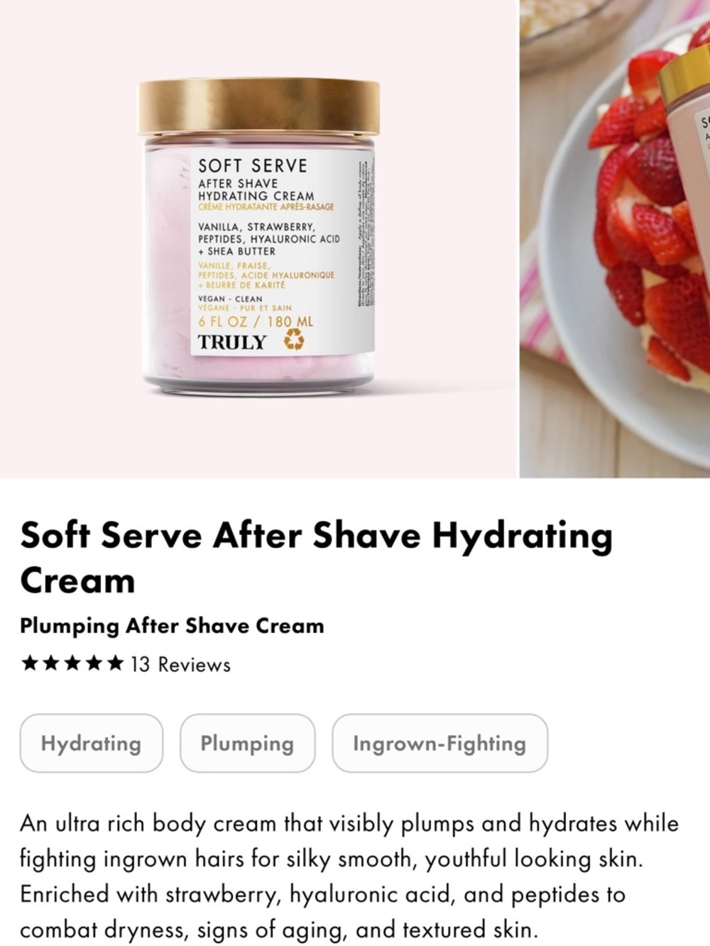 TRULY Soft Serve After Shave Plump Cream - See all pics